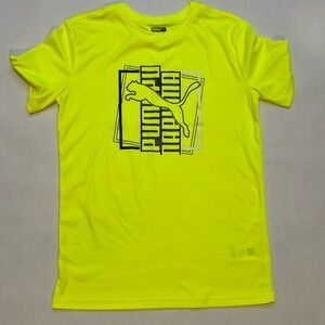 FREE w purchase of another item! PUMA boys tee. Neon Yellow  YL 14-16 NWOT
